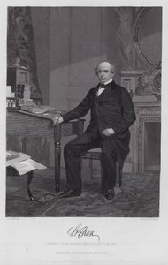Salmon Portland Chase (gravering) af Alonzo (after) Chappel