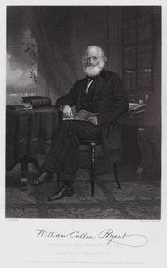 William Cullen Bryant (gravering) af Alonzo (after) Chappel