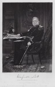Winfield Scott (gravering) af Alonzo (after) Chappel