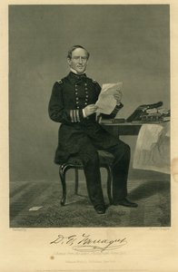 "Admiral David Farragut" (Unionen) af Alonzo Chappel