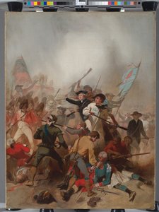 Slaget ved Bunker Hill, 17. juni 1775, 1859 af Alonzo Chappel