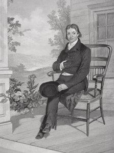 John Randolph (1773-1833) (litho) af Alonzo Chappel