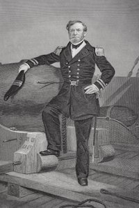 Portræt af admiral Andrew Hull Foote (1806-63)