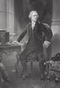 Portræt af Alexander Hamilton (175557-1804) af Alonzo Chappel