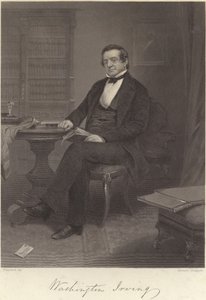 Washington Irving af Alonzo Chappel