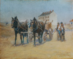 I Hernalser Sandgstätte af Alphons Leopold Mielich