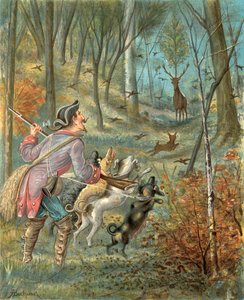 Baron Munchausens eventyr (chromolitho)