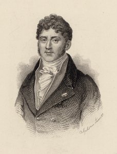 Portræt af komponisten Étienne Nicolas Méhul 1763-1817. af Alphonse Lamotte
