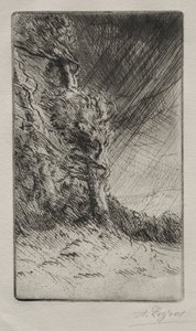 Et vindstød. af Alphonse Legros