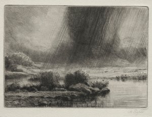 En storm af Alphonse Legros
