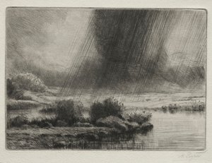 En storm. af Alphonse Legros