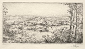 En dal i Bourgogne af Alphonse Legros