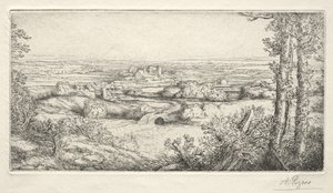 En dal i Bourgogne af Alphonse Legros