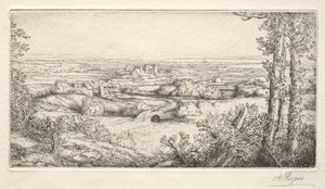 En dal i Bourgogne En dal i Bourgogne. af Alphonse Legros