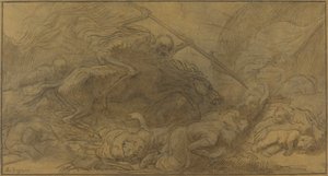 Efter Slaget. af Alphonse Legros