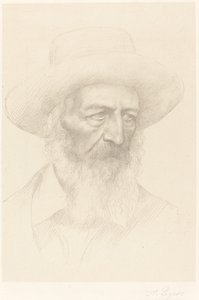 Alfred, Lord Tennyson. af Alphonse Legros