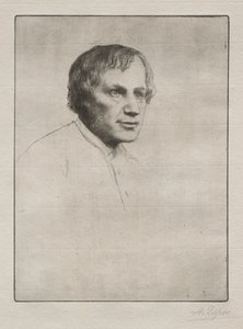 Alfred Stevens af Alphonse Legros