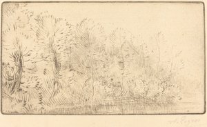 Langs floden (Sur la riviere) af Alphonse Legros