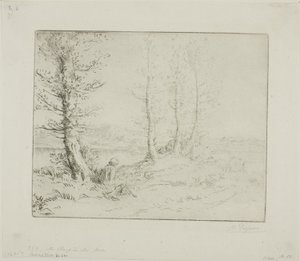 Langs flodbredden af Alphonse Legros