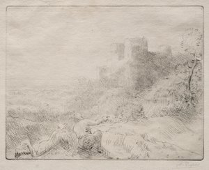 Et gammelt slot af Alphonse Legros