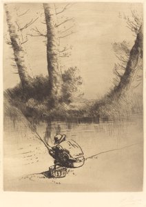 Lystfisker Lystfiskeren. af Alphonse Legros