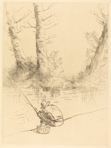 Lystfisker Lystfiskeren. af Alphonse Legros