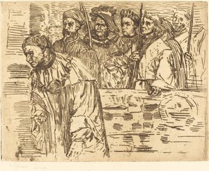 Bueskytter Les bueskytter, 1862. af Alphonse Legros