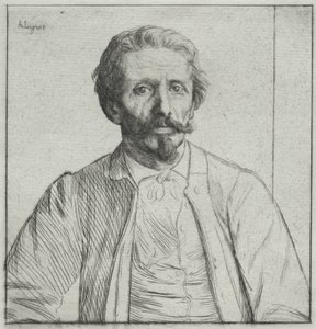 Auguste Delâtre af Alphonse Legros