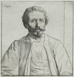 Auguste Delâtre af Alphonse Legros