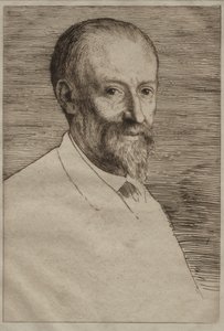 Auguste Poulet-Malassis. af Alphonse Legros