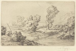 Banks of the Marne Edge of the Marne. af Alphonse Legros