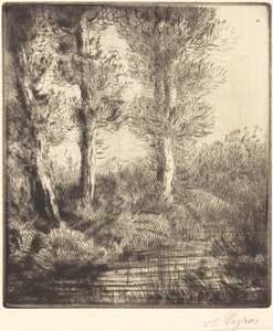 Saint-Pre-bredden (Rive du Saint-Pre) af Alphonse Legros