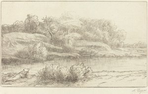 Venelles bredder Kanten af ​​Venelle. af Alphonse Legros