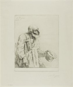 Tigger med krykker af Alphonse Legros