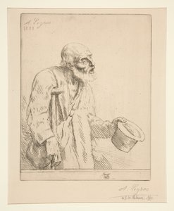 Tigger med krykker af Alphonse Legros