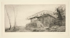 Fårefold på bjergsiden (Shyrde af Alphonse Legros