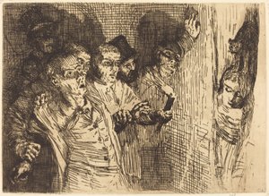Sort kat af Alphonse Legros