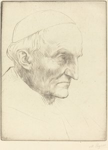 Kardinal Manning, 3. plade. af Alphonse Legros