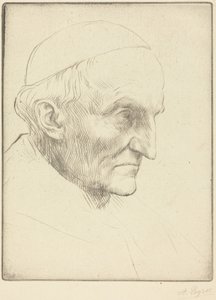 Kardinal Manning, planche 3 af Alphonse Legros