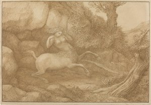 Kentaur kvinde af Alphonse Legros