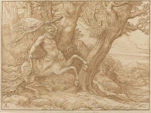 Kentaur med Grene af Alphonse Legros