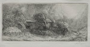 Chailli: gylden effekt. af Alphonse Legros