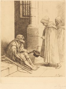 Charity La charite. af Alphonse Legros