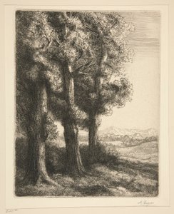 hjørne af af Alphonse Legros