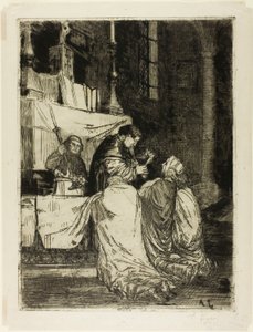 Nadver i St. Médard-kirken af Alphonse Legros