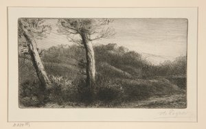 Solnedgang af Alphonse Legros