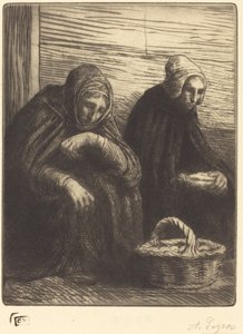 Æggesælgere, 2. plade Æggesælgere. af Alphonse Legros