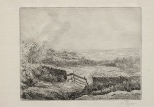 Indgang til marken af Alphonse Legros