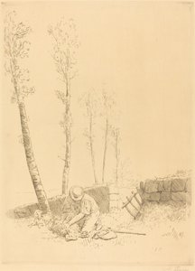 Finding the Sheep (Le Mouton retrouve) af Alphonse Legros