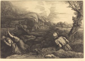 Brand i Hamlet af Alphonse Legros